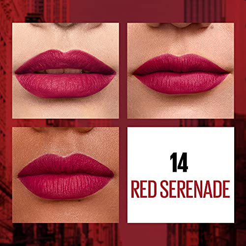 Maybelline New York Liquid Lipstick 14 Red Serenade (Matte)