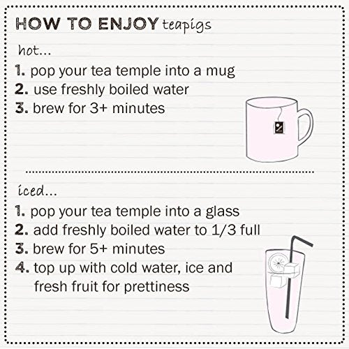 Teapigs Honeybush & Rooibos Tea Bags Made with Whole Leaves, 4.40 Oz (Pack of 50)