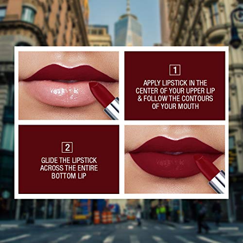 Maybelline New York Color Sensational Creamy Matte Lipstick, 903 Midnight Date, 3.9g
