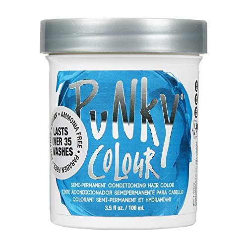 Jerome Russell Punky Semi Permanent Hair Color Conditioning, 100ml - Lagoon Blue (Pack of 1)