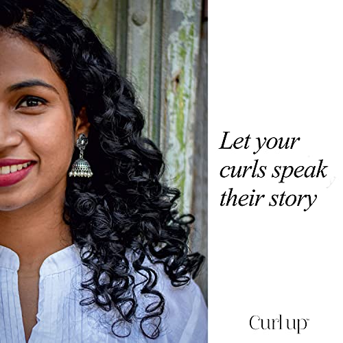 Curl Up Curl Hydrating Silicone Free Conditioner - For Frizzy , Wavy & Curly Hair - No Sulphate And Paraben - 200 ml