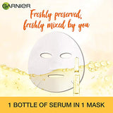 Garnier Skin Naturals, Fresh Mix Vitamin C, Face Serum Sheet Mask (Orange, 33 g)
