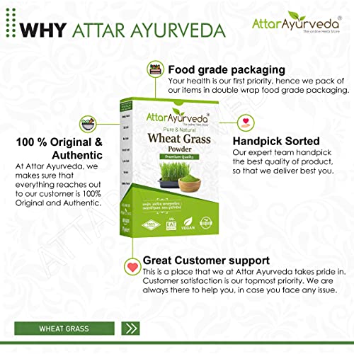 Attar Ayurveda Wheat Grass Powder (100 Gram)