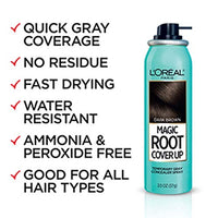 L'Oreal Paris Hair Color Root Cover Up Hair Dye, Dark Brown, 2 Ounce (Pack of 2)