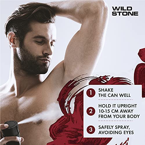 Wild Stone Ultra Sensual Deodorants for Men, Long Lasting Intense Fragrance, Pack of 3 (150ml each)