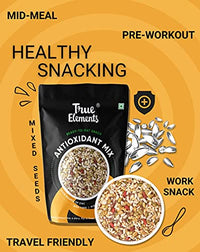 True Elements Antioxidant Mix Seeds 125g * 2 - Seeds Mix for Eating | Roasted Seeds | Healthy Snacks