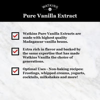 Watkins Organic Pure Vanilla Alcohol Free Flavoring, 2 Fl. Oz (Pack of 1)