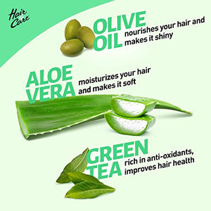 Hair & Care with Aloe Vera, Olive Oil & Green Tea Damage Repair Non-Sticky Hair Oil, 300 ml