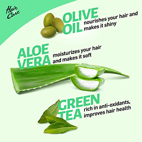 Hair & Care with Aloe Vera, Olive Oil & Green Tea Damage Repair Non-Sticky Hair Oil, 300 ml