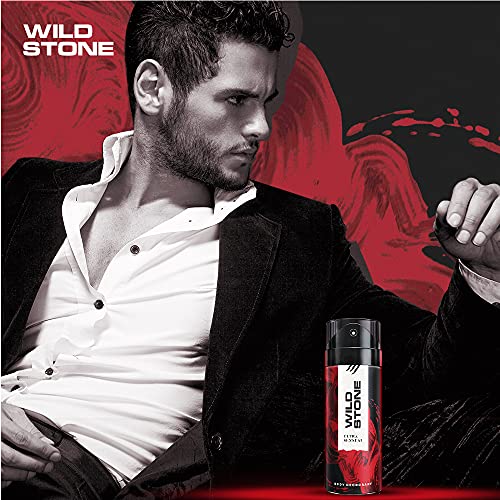 Wild Stone Ultra Sensual Deodorants for Men, Long Lasting Intense Fragrance, Pack of 3 (150ml each)