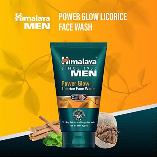 Himalaya MEN Power Glow Licorice Face Wash, 100ml