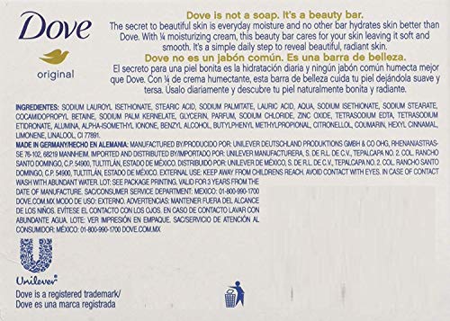 Dove Moisturizing Cream Beauty Bar Dove 3.15 Oz Soap (White) - Set of 3