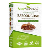 Attar Ayurveda Babul Gond Gum - Kikar Gond - Babool Gond - Acacia arabica Willd (250 Grams)