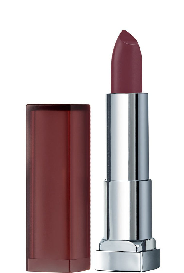 Maybelline New York Color Sensational Powder Matte Lipstick, Rosewood Red, 3.9g