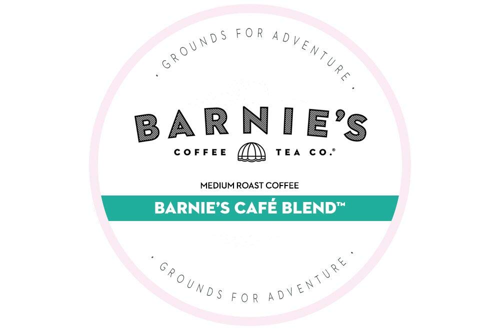 BARNIE's COFFEE TEA CO., Kitchen Single Cup for Keurig K Cup Brewers 24 , Barnie's  Blend, 24 Count