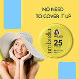 Keya Seth Aromatherapy, Umbrella Sunscreen Powder SPF 25 with PA+++ UV Protection, Sweat Resistant Formula, Makeup Setting & Finishing Loose Powder, Enriched with Micronized Zinc Oxide for Oily Skin 50gm