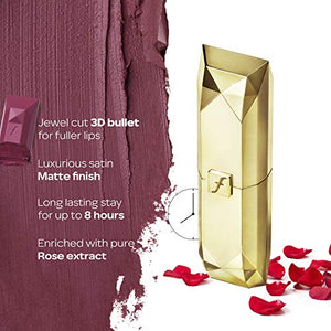 Faces Canada Ultime Pro Belle De Luxe Jewel Cut Matte Lipstick, Purple, Splendid Iris 20, 3.8 g