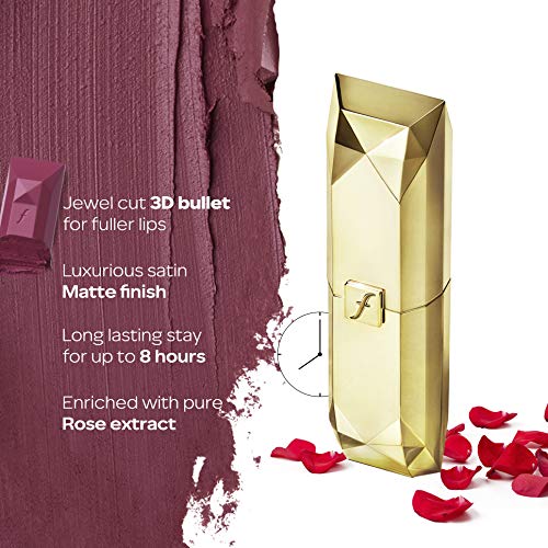 Faces Canada Ultime Pro Belle De Luxe Jewel Cut Matte Lipstick, Purple, Splendid Iris 20, 3.8 g