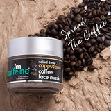 mCaffeine Cappuccino Coffee Face Mask (100gm) for Acne and Oil Control | Face Pack with Kaolin Clay and Almond Milk | Kills 99.9% Acne Causing Germs | SLS & Paraben Free