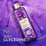 Lux Shower Gel, Black Orchid Fragrance & Juniper Oil Bodywash, With Glycerine For Soft Skin, Long Lasting Fragrance, Paraben Free, 245 ml