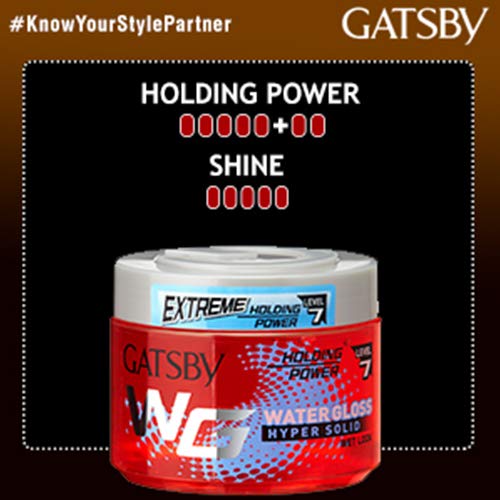Gatsby Water Gloss Hyper Solid Gel, 369 grams