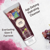 ASTABERRY Wine Face Wash (100 ml)-Age Defying Hydrating Cleanser- Pack of 2, red