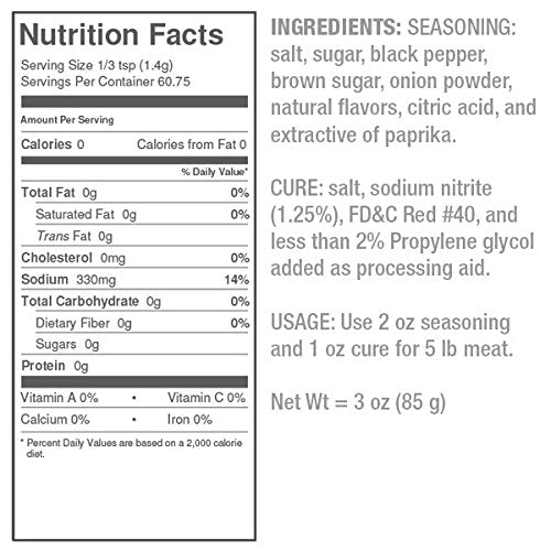 Lucky Beef Jerky DIY Original Easy Making Spice Marinade Seasoning Kit, Wild Game, 12 Oz