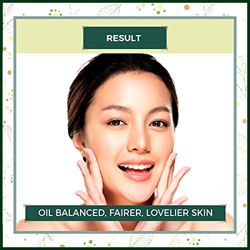 INDUS VALLEY Natural Oil Removal Face Pack Multani Mitti,Cucumber Toner, Tea Tree Oil (30g , 50ml+ 5ml=55ml)