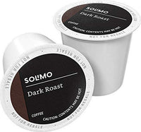 Solimo Coffee Pods, Dark Roast, Compatible with Keurig 2.0 K-Cup Brewers, 24 Count