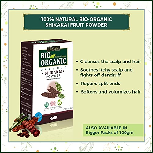 INDUS VALLEY Anti Hair-fall Pack with Amla ,Shikakai ,Reetha ,Growout Oil ,Growout Shampoo (30g+30g+30g=90g , 25ml+25ml=50ml)