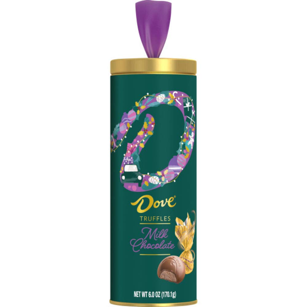DOVE Christmas Stocking Stuffers Milk Chocolate Candy Truffles, 6 Ounce (Pack of 6)