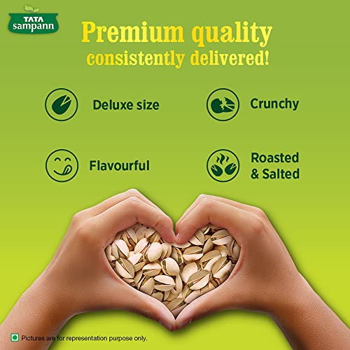 Tata Sampann 100% Iranian Pistachios Roasted & Salted, 200g
