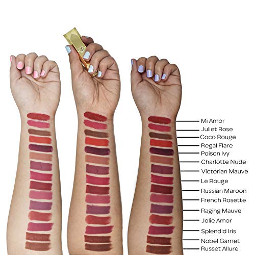 Faces Canada Ultime Pro Belle De Luxe Jewel Cut Matte Lipstick, Purple, Victorian Mauve 09, 3 g