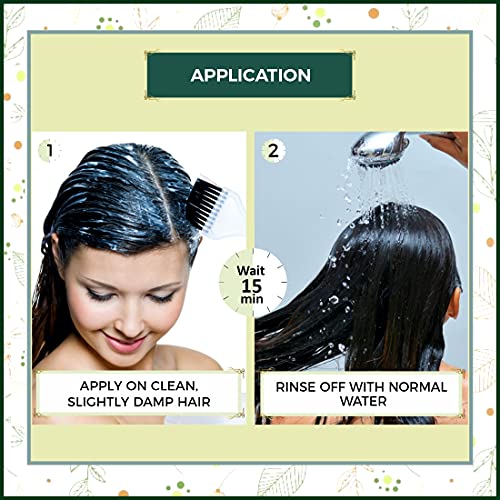 INDUS VALLEY Hair Softener Pack -(30g,25+5=30ml)