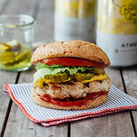 Fire & Flavor All Natural Burger Seasoning, Garlic & Black Pepper, All-Purpose, 2.8 Oz