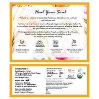 Tea Treasure Calm, Herbal Tisane Tea for Healthy Hair and Glowing Skin Detox Herbal Tea, 18 Pyramid Bags