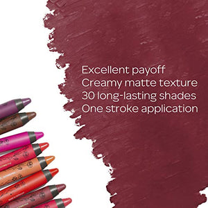 Faces Canada Ultime Pro Matte Lip Crayon Put me on 13 2.8 g With Free Sharpener (Pink)