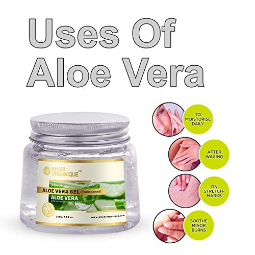 Khadi Organique Aloevera White Gel, 200GM - Pack of 2