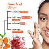 Good Vibes Ubtan Insta Glow Foaming Face Wash With Deep Cleansing Brush, 150 ml | Brightening Cleanser For All Skin Types | With Turmeric, Saffron, Vitamin B3 | No Parabens, Sulphates & Mineral Oil