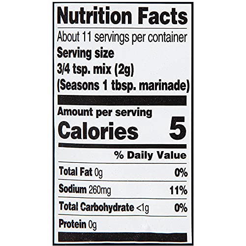 McCormick Grill Mates Tomato, Garlic & Basil Marinade, 0.87 oz (Pack of 12)