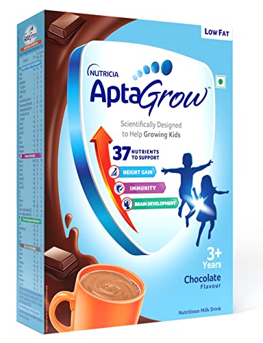 AptaGrow Health and Nutrition Drink Powder for Kid’s Growth, Chocolate, 400 g