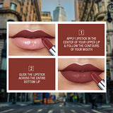 Maybelline New York Color Sensational Creamy Matte Lipstick, 676 East Village Rose, 3.9g.
