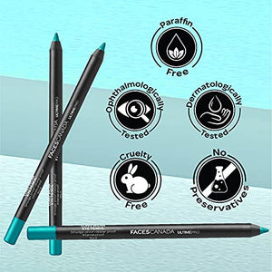 Faces Canada Longwear Eye Pencil Teal 12 1.2 g (Green)