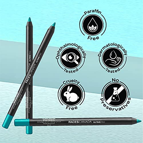 Faces Canada Longwear Eye Pencil Teal 12 1.2 g (Green)