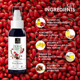 Good Vibes Rose Hip Radiant Glow Face Serum, 50 ml Light Weight Non Greasy Moisturizing Anti Ageing Formula For All Skin Types, Corrects Dark Spots, Natural, No Parabens & Sulphates, No Animal Testing