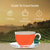 VAHDAM, Assam Black Tea (15 Tea Bags) - Long Leaf Assam Tea Bags - RICH & MALTY - Breakfast Tea Bags, FTGFOP1 Grade, 100% Certified Pure Unblended Assam Tea Loose Leaf - 15 Pyramid Tea Bags