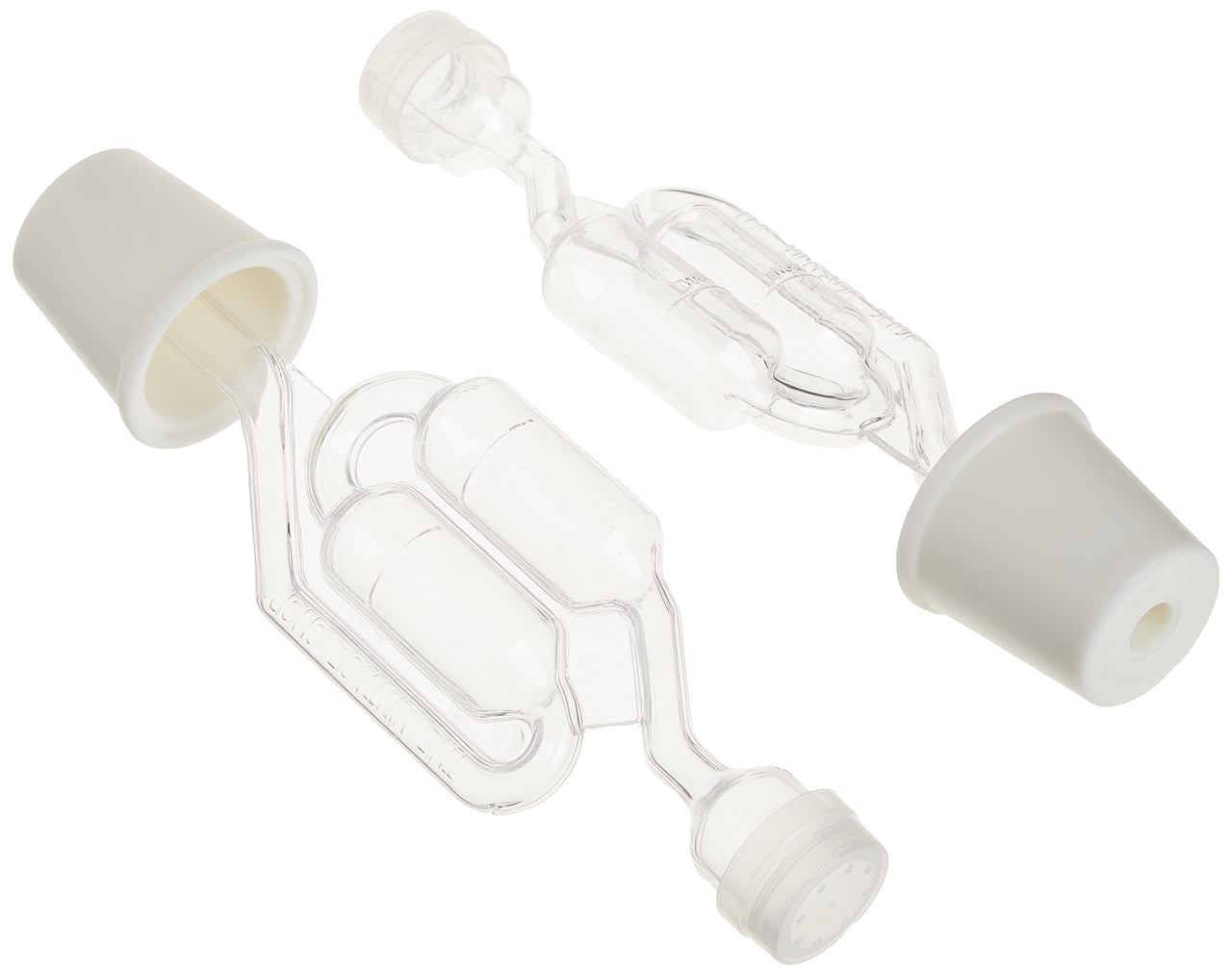 North Mountain Supply - RS-PC-12 Red Star Premier Classique Wine Yeast - Pack of 12 - Fresh Yeast & Twin Bubble Airlock and Carboy Bung (Pack of 2)