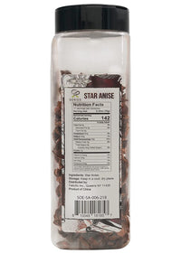 Soeos Star Anise Seeds 6oz (170g), Non-GMO Verified, Great for Baking and Tea, Anis Estrella, Whole Chinese Star Anise Pods, Dried Anise Star Spice, Chinese Star Anise, Star Anise Bulk, Anise Star.