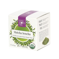 Sugimoto Tea - Organic Sencha Authentic Japanese Green Antioxidants, Caffeine, L-Theanine, 12 Count Pyramid Bags, Sencha, 1 Ounce