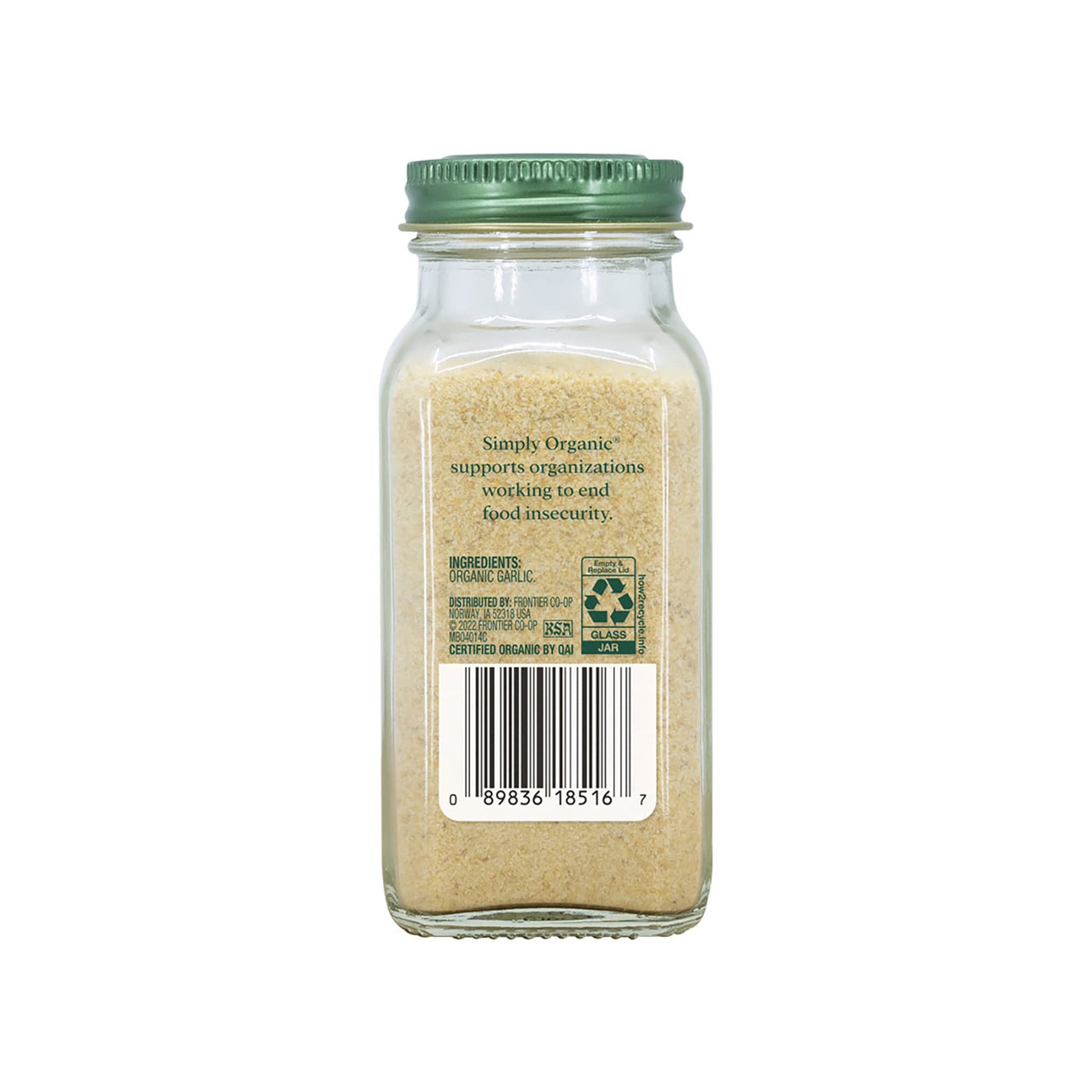 Simply Organic Garlic Salt, Certified Organic | 4.7 oz